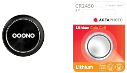 OOONO CO-Driver NO1: Warnt vor Blitzern und Gefahren im Straßenverkehr in Echtzeit & AgfaPhoto Lithium Knopfzellen Batterie CR 2450