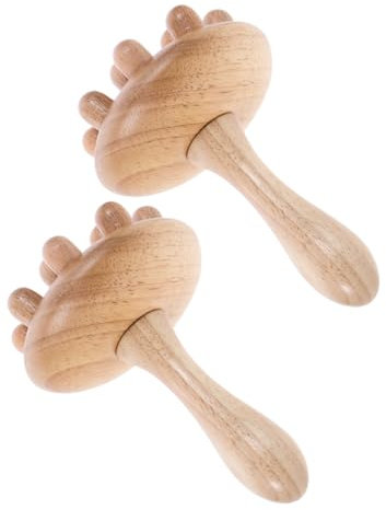 Beaupretty 2stücke Kopfhautkamm Massagekamm Holzkamm Breitzahniger Kamm Holzkamm Kleiner Kamm Holzhaarkamm Entwirrungskamm Für Kopfhautmassagegerät Manuelle Kopfhautmassagegeräte