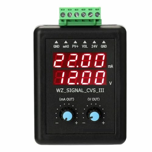 Fréquencemètre Générateur de Signal réglable 4-20ma, transmetteur de Tension de Courant 24V, calibrateur 0-10V, Outil de Simulation de Source de Courant Constant