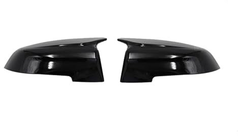 Carbon Fiber Rückspiegel Kappe Flügel Seite Spiegel Abdeckung Für 5 6 7 Serie 5GT F10 F11 F07 F06 F12 F13 F01 F02 Alpina B5 2013-2017 Spiegelkappen Seitenspiegel Abdeckkappen(Black Carbon)