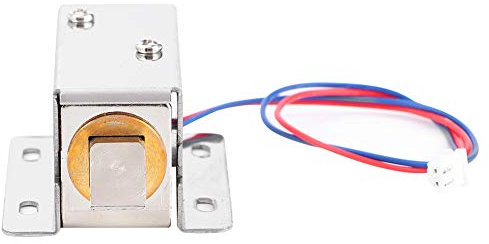 Elektromagnetisch, DC 12 V Miniatur-elektromagnetische Schlosssteuerung, Elektronisches Schrankschloss für Schrank-, Schubladen- und Kastenschlösser
