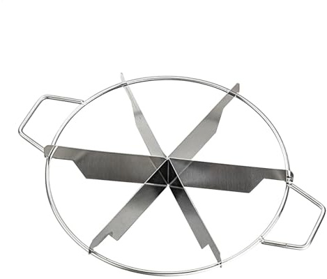 saibunratus Coupe- entier, outil de découpe de gâteau en acier inoxydable, coupe- rond antiadhésif, outil de coupe de fromage, de pizza avec poignées latérales pour une division précise et