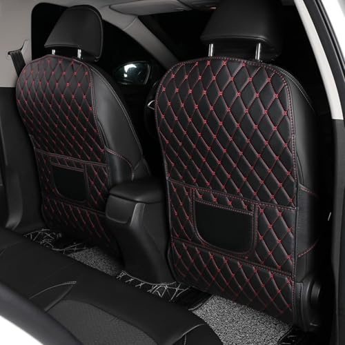 CQFCY 2 Stück Auto Rückenlehnenschutz für Mercedes Benz CLA(Travel) 2020-2021 2022 2023 2024 2025, Sitzschutz Rückenlehne Rücksitzschoner Anti-Kick Matte Innere Zubehör