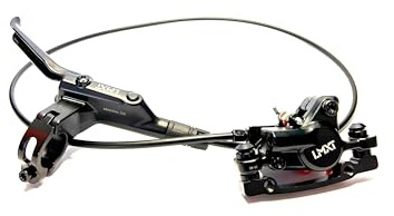 LMXT Kit Completo de Frenos Hidráulicos para Bicicleta, Discos de 160mm, Delantero y Trasero, Negro