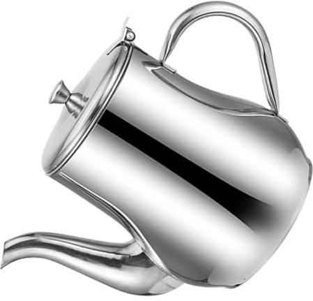 Hemobllo 24oz Contenitore Per Olio in Acciaio Inossidabile Di Perdite Con Filtro Maglia Fine Beccuccio Antigoccia Capacità Per Conservazione Cottura in Cucina