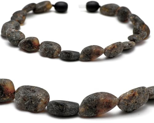 Baltic Secret Selected Baltic Amber Pulsera de ámbar – Pulsera de ámbar para hombre y mujer – Joyería unisex con piedras de ámbar natural – Hecho a mano