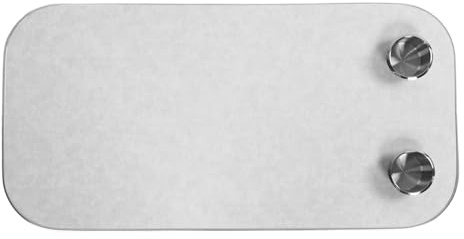 Tbest Boat Table Top Solid Wood Removable Desktop Panel with 2 Cup Holders Stain for RV Yacht Marine 800x400mm (White)