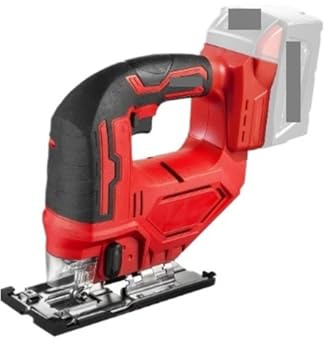 Sega da tavolo portatile, Seghetto Alternativo Elettrico A Velocità Variabile, Utensile For Seghetto Alternativo Senza Fili (senza Batteria), per mobili fai da te, lavorazione del legno(Red)