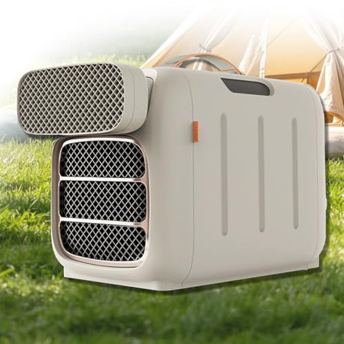 KRYANFEN Condizionatore Senza Tubo e Climatizzatore Portatile Senza Tubo 420W Potenza 24-35dB Ultra Silenzioso per 5-13㎡ Ideale per Stanze di Giardino Cooling&HeatingwithSpeakerVersion-220V