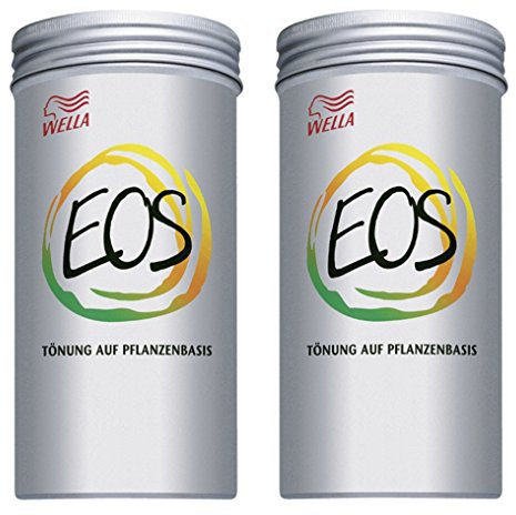 Wella Lot de 2 teintures végétales WELLA PROFESSIONALS Poudre sans ammoniaque, paraben, PPD, PTD, curry doré, châtain moyen 120 g