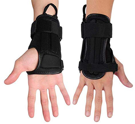 CTHOPER Impact Wrist Guard Fitted Wrist Brace Wrist Support for Snowboarding, Skating, Motocross, Street Racing, Mountain Biking, Weightlifting (S)