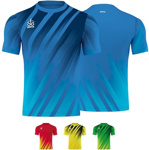 OMKA Trikot Teamsport Teamwear Fussballtrikot Fantrikot Shirt Jersey Blau S