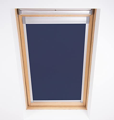 Blackout Roller Roof Blinds for DAKEA code C2A windows (Navy)