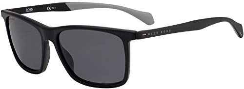 Boss HUGO Unisex 1078/s Sunglasses, 003/IR MATT Black, 57