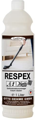 Lorito Respex Teppichreiniger, 1L | Konzentrat, Textilreiniger für Dampfreiniger und Sprühextraktionsgeräte, Reinigungsmittel für Teppich, Polster, Textilien