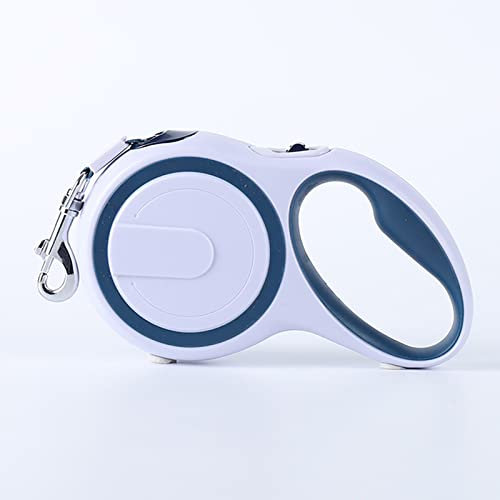LETIAN Einziehbare Automatische Hundeleine, Strapazierfähige 3M 5M Nylonleine, EIN-Knopf Break & Lock Pet Retractable Hundeleine Für Kleine Und Mittelgroße Hunde B,S