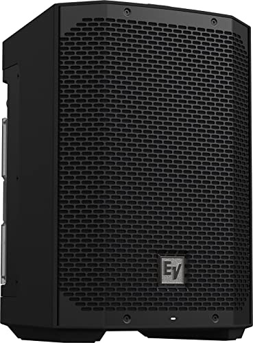 Electro-Voice Everse 8 Bluetooth Speaker with 8-Inch 2-Way Battery, Automatic Feedback Suppression and Music Volume Decrease, Black