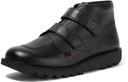 Kickers Kick Hi Vel, Botas Cortas al Tobillo Hombre, Black, 46 EU