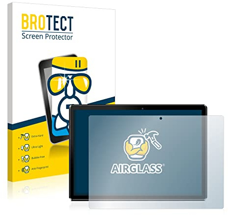 BROTECT Schutzglas für Pritom M10 10.1 Schutzfolie Panzer Folie Glas Displayschutz Made in Germany [Kratzfest 9H, Anti-Fingerprint,Transparent]