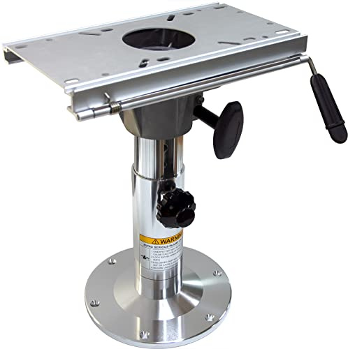 Aluminium-Sockel mit Schieber, höhenverstellbar, höhenverstellbar von 33 cm bis 48,3 cm