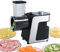 Electric Cheese Grater, 1000W Electric Shredder Vegetable Cutter with 5 Interchangeable Cones - Multi Salad Maker for Cheese, Fruits, and Vegetables