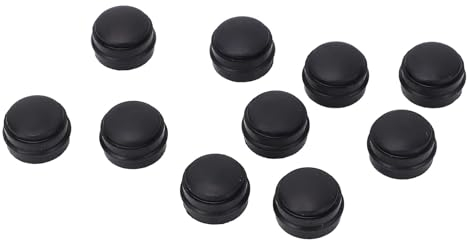 KIMISS 10 Stück Bremsenentlüftungsschraube, Gummi-Zerk-Fitting-Bremssattelabdeckung für Autos, Motorräder, Motorräder, Motorräder, Einfache Bedienung, Nippel Schwarz, Universelle