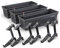 Plastard Blumenkasten Milano 3er Set 100 cm lang mit Hydroeinsatz Wasserstandsanzeiger und Balkonhalterung witterungsbeständiger Pflanzkasten Farbe Anthrazit
