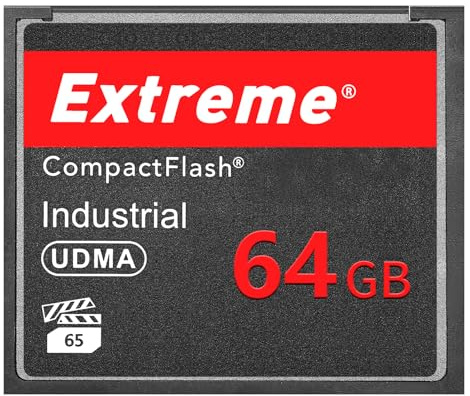 CF Carte de Caméra Optique Firstwin, Carte Mémoire Appareil Photo Flash Compacte (64GB) 300X
