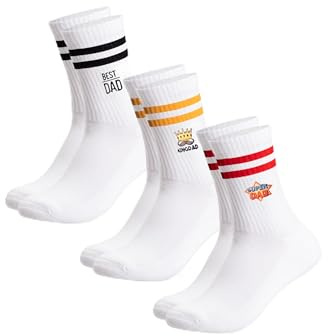 Occulto Tennis Strumpor Fars Dag Män 3 Pack (modell: Dad)