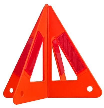 LeeQinersw Triangolo di segnalazione di emergenza, triangolo di sicurezza, segnale di avvertimento precoce riflettente pieghevole per camion e veicoli a bordo
