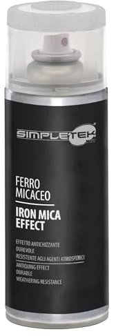 SIMPLETEK - Bomboletta Spray Vernice per Ferro Argento V400MIC.6 Metallo Ringhiere Cancello Garage 400 ml Universale (1 pezzo)