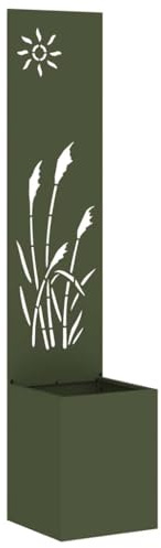 vidaXL Écran de confidentialité de Jardin Vert Olive 32 x 140 cm, Jardin et terrasse, séparateur Moderne, décorations stylées, écran de confidentialité Chic, Enceinte contemporaine