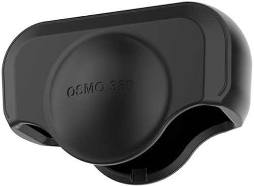 Honbobo Linsenkappe Objektivabdeckung für DJI Osmo 360, Silikon Schutzkappe