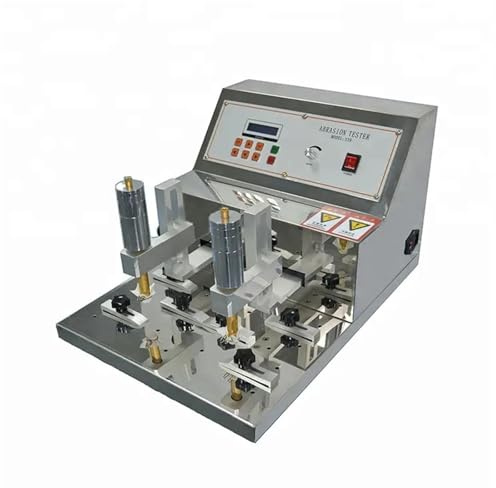 BINGNU Machine de Presse à Chaud, Testeur numérique de résistance à l'usure, Machine d'essai d'abrasion for Caoutchouc/Plastique/métal