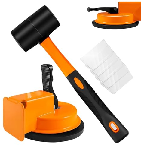 Kit De Reparación De Suelos, Herramienta Ventosas Para Laminados De Goma, Tirador De Tablones Para Cerrar Juntas Y Grietas En Instalación De Pisos
