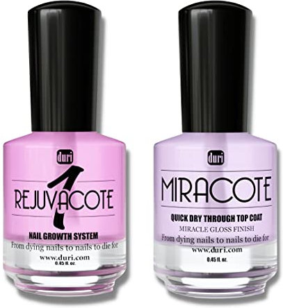 duri Rejuvacote 1, Miracote Nail Growth System Kit, 0.61 fl. Oz.
