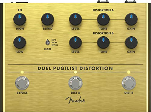 Fender® »DUEL PUGILIST DISTORTION« Effektpedal för E-Gitarr