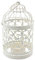 Shiwaki Linterna Colgante de Jaula para pájaros de Metal Blanco, centros de Mesa Decorativos Vintage de Bodas y Fiestas, candelabro de Festival, decoración del hogar
