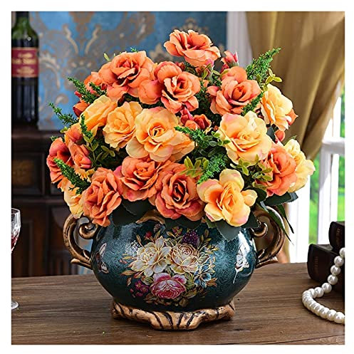 Keramische Vintage Vasen, handgefertigte nette Blume Vase Jar, Vasen für Dekor Modern Bauernhaus, Creme Keramik Pitcher Vase, Chic Statue Small Vase für Indoor Outdoor, Weihnachtsdekorationen Geschenk