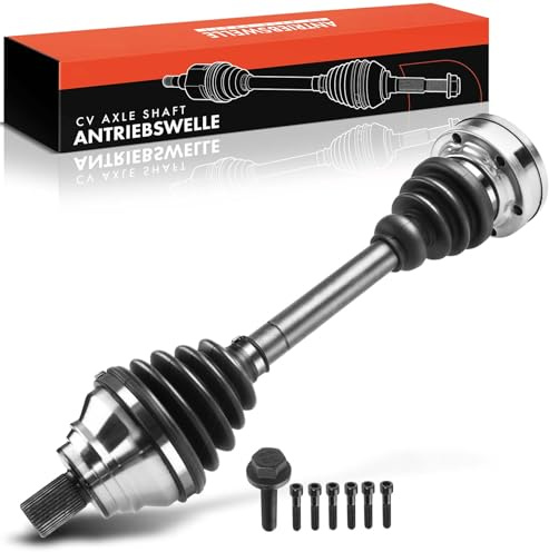 Frankberg Antriebswelle Achswelle Vorderachse Links Ohne ABS-ring | Kompatibel mit A3 8P1 Golf V 1K1 Golf VI 5K1 P.a.s.s.a.t 362 3C2 Replace# 1K0407271BJ