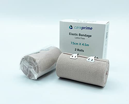 Elastikbandage Bandage Sportbandage dauerelastische Kompressionsbinde Sportbinde 2 Stück (7.5cm X 4.5m))