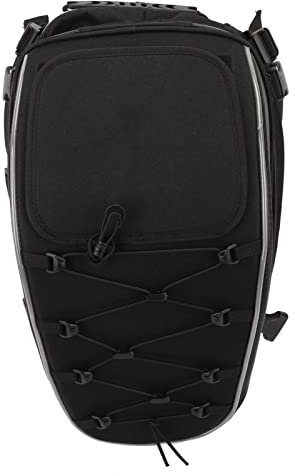 Motorrad-Hecktasche, Wasserdichte Helmtasche, Verschleißfest für Motorräder (Weiss)