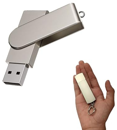 64GB Mini Diktiergerät USB Stick,Aufnahmegerät Mini, abhörgerät Kleines,digital Voice Recorder Flash-Laufwerk Aufnahmegerät für Interview, Meeting