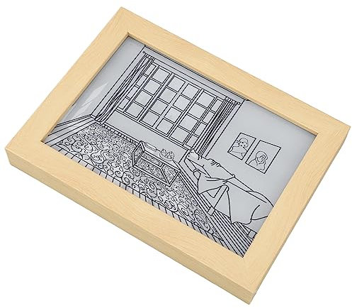 ViaGasaFamido Pittura Luminosa Decorativa a LED, Decorazione Pittura Luminosa, Pittura Luminosa Alimentata Tramite USB Luci LED Immagine 5V 3 Illuminazione, Portagioie Decorativi (L)