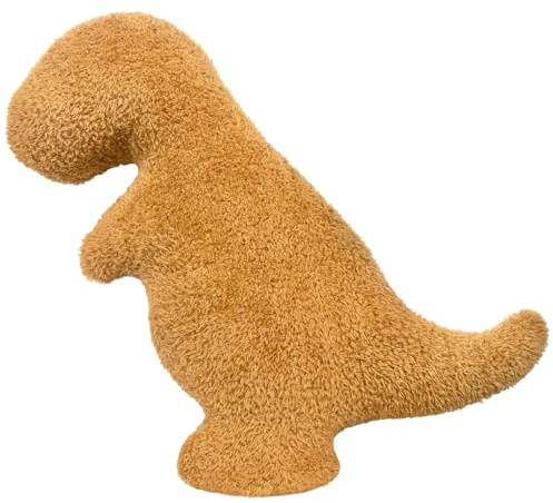 Dino Nuggets Pillow Plush, Dinosaur Chicken Plush Nuggets Pillow for Funny Birthday Gifts, Cute Funny Stuffed Animals for Boy and Girl, Dinosaur Gifts for Kids Teens and Adults (Tyran Rex, Small)