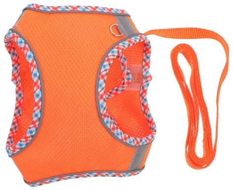 CIYODO Hunde-gassi-Weste Mit Leine Welpenweste Verstellbar Tragbares Hundegeschirr Für Haustier Verschleißfeste Hundeweste Mit Textur