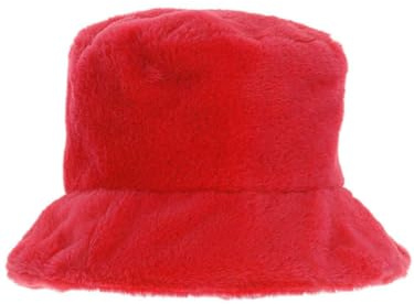 Smiffys Sombrero de pescador de piel roja de los años 90, disfraz de los años 90, sombreros de vestir de los años 90