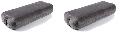 BLASHRD 2X Yoga Bolster Pillow for Meditation and Support-Rectangular Yoga Cushion-Yoga Accessories From Machine Washable