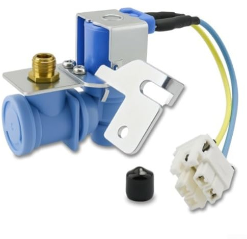 Válvula de entrada de refrigerador, 2.9 pulgadas 5220JB2010T Válvula de entrada de agua para refrigerador de repuesto para máquina de hielo y dispensador de agua, fácil de instalar