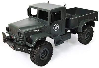s-idee® 18138 B14 Militär Truck 4WD 2.4 Ghz RC R/C Ferngesteuerter Laster, Tank, Kettenfahrzeug, Monster Crawler LKW 1:16, Neu
